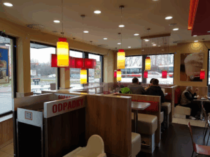 Název společnosti je Burger King